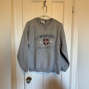 Cambridge University Gray Crewneck